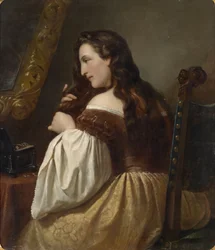 At the Toilette